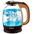 Чайник Centek CT-0056 стекло (беж+кофе)